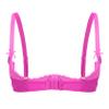 Sywiyi Women's Sexy Hot Pink Open-Bust Lace Push-Up Underwire Bra, XXL view 4