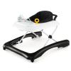 DREAMADE Baby Walker, Foldable, 3 Adjustable Heights, Removable Play Tray and Seat, Up to 12 kg, Black view 1