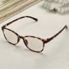 GSKFXJ Tortoiseshell Retro Reading Glasses, Classic Rectangle Blue-Light-Blocking Readers (+3.0) view 2