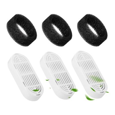 Junterone Replacement Filters for Cats: Pack of 3 + 3 Stainless Steel Filters
