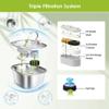 Junterone Replacement Filters for Cats: Pack of 3 + 3 Stainless Steel Filters view 4