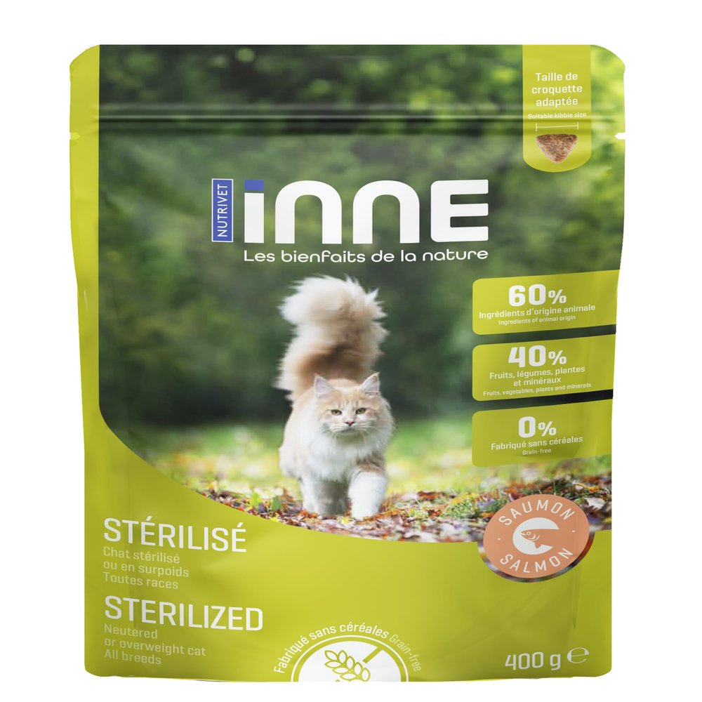 NUTRIVET - INNE Cat - Grain-Free Kibble - Salmon - 400g