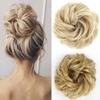 Synthetic Messy Bun Hairpiece with Elastic Band for Women (G) view 2