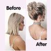 Synthetic Messy Bun Hairpiece with Elastic Band for Women (G) view 3