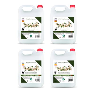 Vitacab 2-in-1 White Tea Harmony Shower Gel & Shampoo, 4 x 5-Liter Canisters