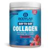 Bodylab24 Day to Day Raspberry 750 g, Collagen Hydrolysate with L-Glutamine, L-Leucine, Creatine and Vitamin C, Type 1 and 3 Collagen Peptides, Highly Soluble view 1