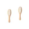 FRCOLOR 2-Piece Wooden Paddle Hair Brushes and Scalp Massage Combs view 1