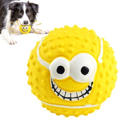 Dog Ball Toy - Squeaky Latex Dog Ball