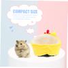 BESPORTBLE Plush Pet Bed in Yellow view 3