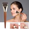 Ultra-Thin Flat-Top Foundation Brush with Wooden Handle view 2