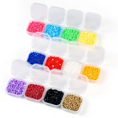 Bestewelry 60 g Flat-Back Resin Rhinestones, 12 Colors