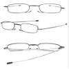 ABETOS Mini Folding Reading Glasses, Metal Blue-Light Blocking, Gray, +1.5 view 3