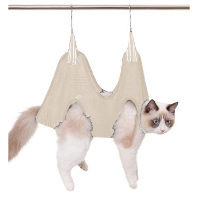 Blue Dream Island Pet Grooming Hammock, Size S, Khaki