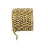 JKDSAO SS6–SS18 Gold Rhinestone Cup Chain, SS6, 2 mm, 1-Yard Pack view 1