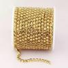 JKDSAO SS6–SS18 Gold Rhinestone Cup Chain, SS6, 2 mm, 1-Yard Pack view 3