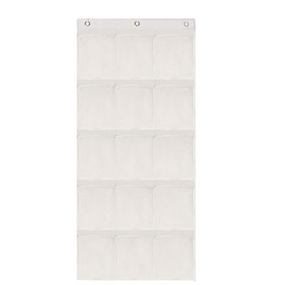 LXYDPZ Wall-Mounted Storage Bag, Large Oxford Fabric, White