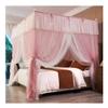 Deluxe Canopy Mosquito Net for Single/Double Bed, Romantic Lace Bed Curtain, Bedroom Decor (Green, 150 × 200 cm/59 × 79 in; Green, 200 × 220 cm; Pink, 200 × 220 cm) view 1