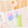 Beatifufu 4-Piece Silicone Travel Bottles, Empty Cosmetic and Shampoo Dispensers, Blue, Green and White view 3