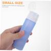 Beatifufu 4-Piece Silicone Travel Bottles, Empty Cosmetic and Shampoo Dispensers, Blue, Green and White view 4