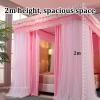 Bed Canopy, Dustproof Mosquito Net and Romantic Ceiling-High Blackout Curtain in Princess Style, European Luxury, 180 x 220 x 200 cm view 4