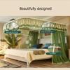 Girls' Bed Canopy Mosquito Net, Princess Style, Lace Curtain view 2