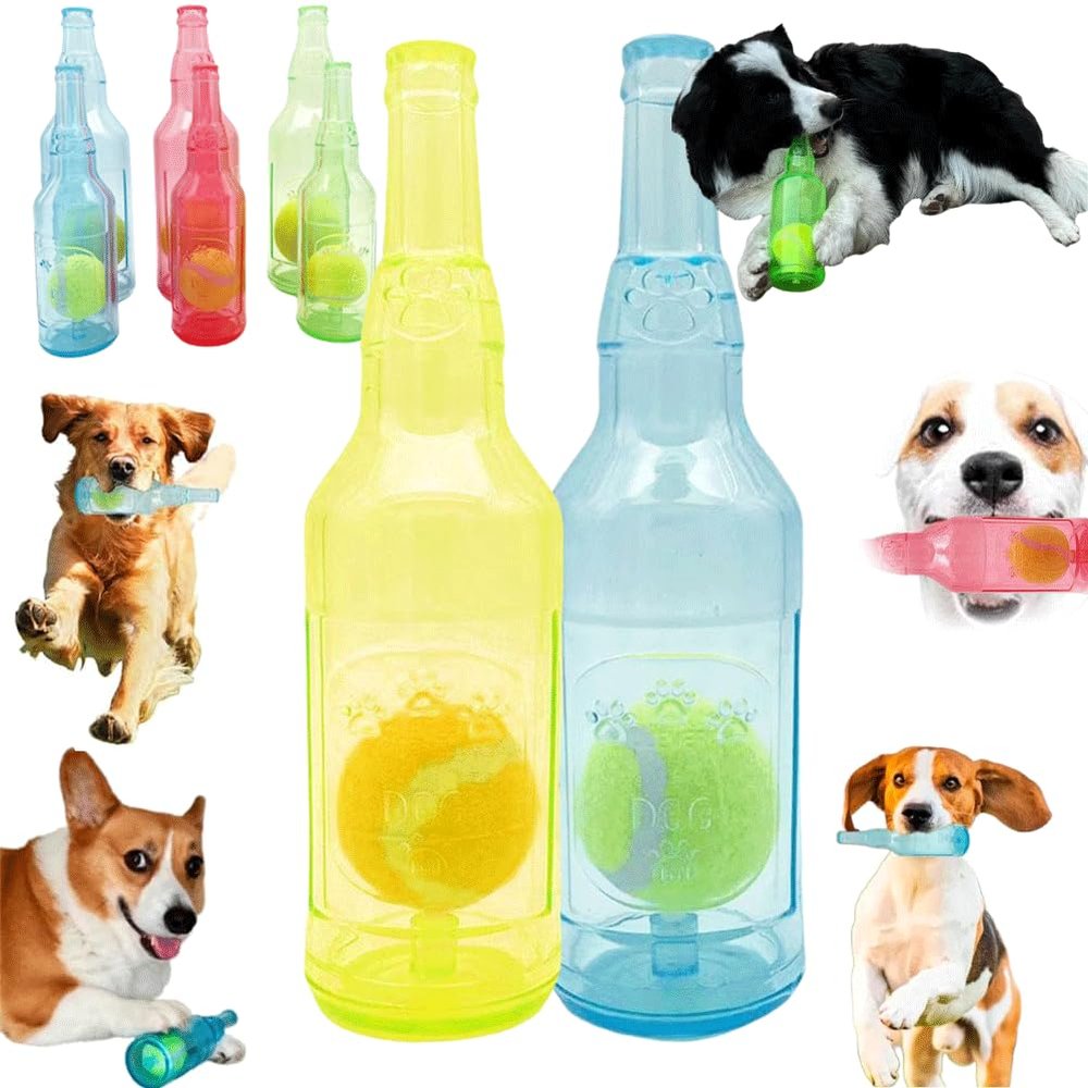 Crunch Play Bottle Toy for Dogs