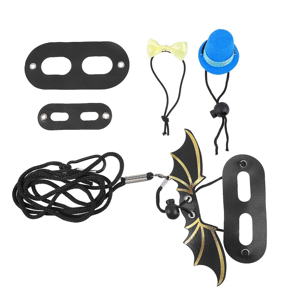BESPORTBLE Lizard Costume Set with Hat, Bow Tie, and Adjustable Leash