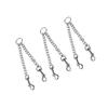 BESPORTBLE Stainless Steel Chain Dog Leashes, 360° Swivel Clips, 3-Pack for 2 Dogs view 1