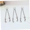BESPORTBLE Stainless Steel Chain Dog Leashes, 360° Swivel Clips, 3-Pack for 2 Dogs view 4
