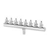 Beufee Aquarium Air Distributor, Stainless Steel, 8-Way Splitter view 1