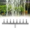 Beufee Aquarium Air Distributor, Stainless Steel, 8-Way Splitter view 2