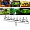 Beufee Aquarium Air Distributor, Stainless Steel, 8-Way Splitter view 3