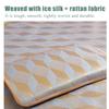 LDLCYCN Cooling Massage Table Cover with Elastic Bands, Face Hole, Rattan Jacquard, Style B, 180 x 60 cm view 2