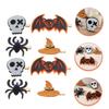 FOMIYES 16 Pairs Halloween Hair Clips, Gothic Iron Alligator Clips view 2