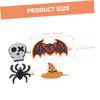 FOMIYES 16 Pairs Halloween Hair Clips, Gothic Iron Alligator Clips view 3