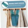 2 Blue Shower Gloves with Plant Fiber and Sponge view 3