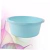 WOONEKY 2-Piece Large Plastic Wash Basins, Nordic Blue view 4