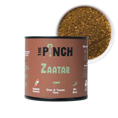 THE PINCH Zaatar Spice Blend – Arabic Cuisine – Reduced Salt – 45 g