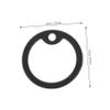 Silicone ID Tag Holder Rings for Noise Reduction, 15-Pack view 2