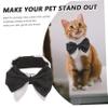 CIYODO Adjustable Decorative Cat Collar with Bow Tie view 3