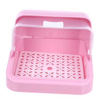 TOPBATHY Baby Bottle Storage Box with Integrated Drying Tray, Random Color