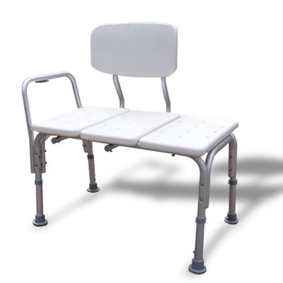 Ergonomic Accessible Shower Chair, White