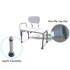 Ergonomic Accessible Shower Chair, White view 3