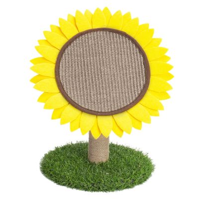 Cat Scratching Post - Sunflower