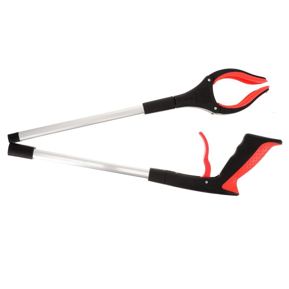 Foldable Trash Grabber with Ergonomic Handle for Older Adults