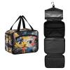 Linnyio Cute Doodle Cats Hanging Travel Toiletry and Makeup Bag view 2