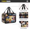 Linnyio Cute Doodle Cats Hanging Travel Toiletry and Makeup Bag view 4