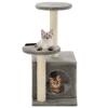 Homgoday 60 cm Gray Cat Tree with Sisal Scratching Posts view 1