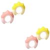 UPKOCH 4-Piece Shampoo Protective Caps for Boys and Girls, Adjustable Shower Caps for Toddlers view 1
