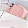 minkissy 2-Piece Decorative Period Pouch Set, PU Portable Waterproof Storage Bags for Women, Compact Multifunctional Zipper Cosmetic Bags view 2